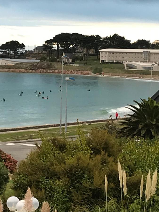 Maison 6 Pers Belle Vue Mer Piscine, Plage A 40 M Trévou-Tréguignec Εξωτερικό φωτογραφία