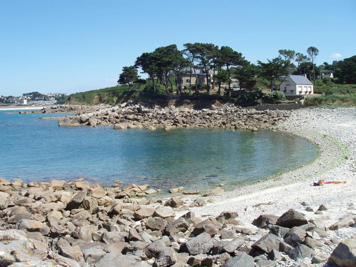 Maison 6 Pers Belle Vue Mer Piscine, Plage A 40 M Trévou-Tréguignec Εξωτερικό φωτογραφία